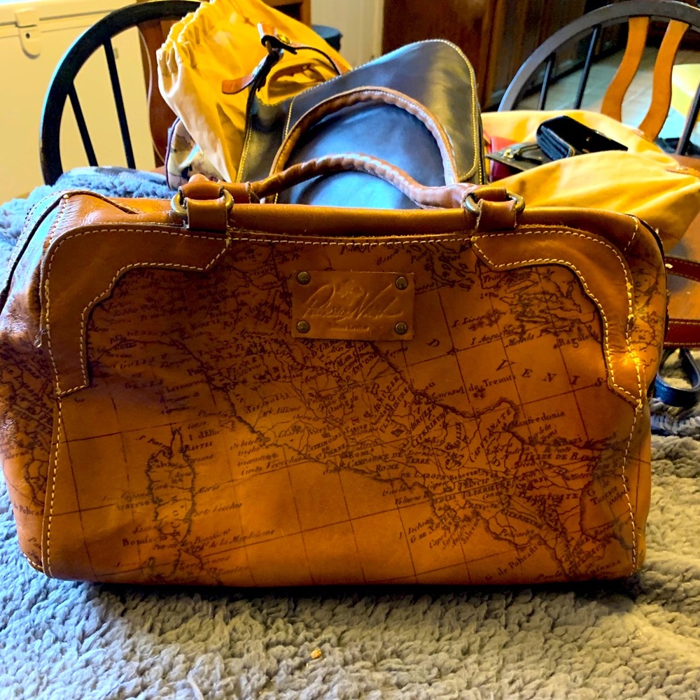 Patricia Nash Continental Map Shoulder Bag